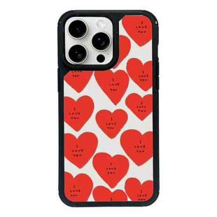 For iPhone 15 Pro Max Exclusive Design Style PC Full Coverage Pattern Phone Case(Sweet Tribute)