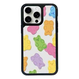 For iPhone 15 Pro Max Exclusive Design Style PC Full Coverage Pattern Phone Case(Candy Bear C)