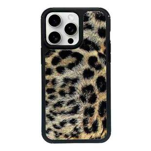 For iPhone 15 Pro Max Exclusive Design Style PC Full Coverage Pattern Phone Case(Leopard Pattern C)