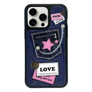 For iPhone 15 Pro Max Exclusive Design Style PC Full Coverage Pattern Phone Case(Pocket)