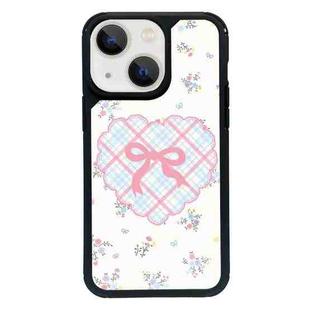 For iPhone 15 Plus Exclusive Design Style PC Full Coverage Pattern Phone Case(Bow Tie)