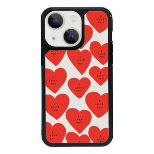 For iPhone 15 Exclusive Design Style PC Full Coverage Pattern Phone Case(Sweet Tribute)