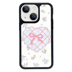 For iPhone 14 Plus Exclusive Design Style PC Full Coverage Pattern Phone Case(Bow Tie)