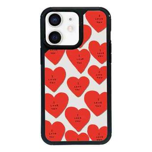 For iPhone 12 Exclusive Design Style PC Full Coverage Pattern Phone Case(Sweet Tribute)