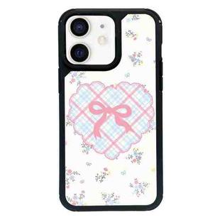 For iPhone 12 Exclusive Design Style PC Full Coverage Pattern Phone Case(Bow Tie)