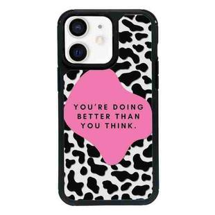 For iPhone 11 Exclusive Design Style PC Full Coverage Pattern Phone Case(Black Block)