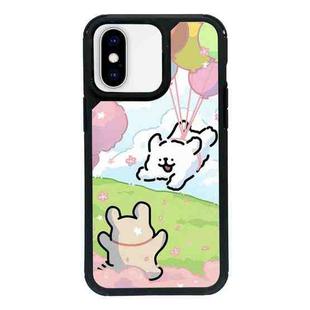 For iPhone X / XS Exclusive Design Style PC Full Coverage Pattern Phone Case(Summer Puppy C)