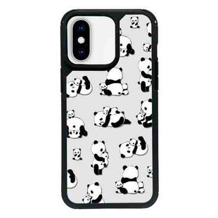 For iPhone XS Max Exclusive Design Style PC Full Coverage Pattern Phone Case(Panda)