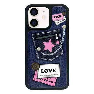 For iPhone 12 mini Exclusive Design Style PC Full Coverage Pattern Phone Case(Pocket)