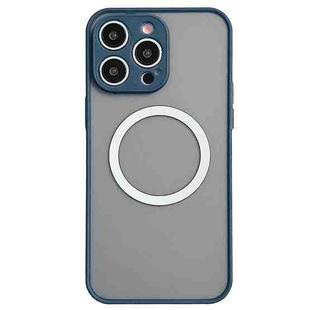 For iPhone 16 Pro Max Hawkeye Skin Feel MagSafe Phone Case(Royal Blue)