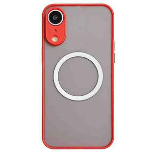 For iPhone XR Hawkeye Skin Feel MagSafe Phone Case(Red)