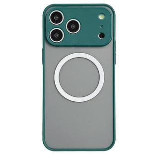 For iPhone 17 Pro Hawkeye Skin Feel MagSafe Phone Case(Dark Green)