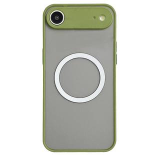 For iPhone 17 Air Hawkeye Skin Feel MagSafe Phone Case(Army Green)
