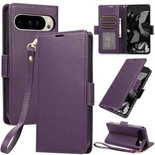 For Google 9 / 9 Pro Side Buckle RFID Anti-theft Leather Phone Case(Dark Purple)