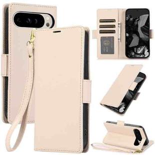 For Google 9 / 9 Pro Side Buckle RFID Anti-theft Leather Phone Case(Apricot)