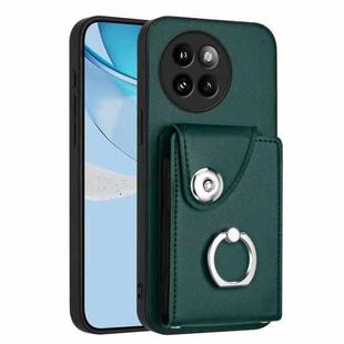 For Xiaomi Civi 4 Pro Organ Card Bag Ring Holder Phone Case(Green)