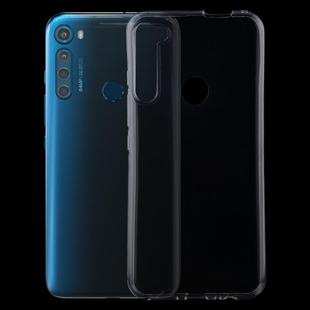 For Motorola One Fusion+ 0.75mm Ultra-thin Transparent TPU Soft Protective Case