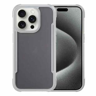 For iPhone 15 Pro Max Skin Feel Frosted PC Hybrid TPU Phone Case(Grey)