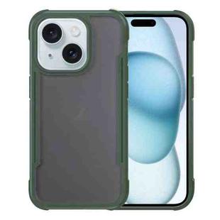 For iPhone 15 Skin Feel Frosted PC Hybrid TPU Phone Case(Green)