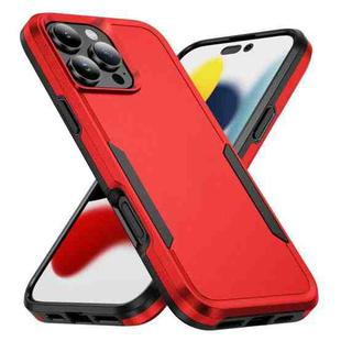 For iPhone 16 Pro Max Pioneer Armor Heavy Duty PC + TPU Phone Case(Red+Black)