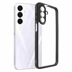For Samsung Galaxy A17 5G Frosted TPU + Transparent PC Phone Case(Black)