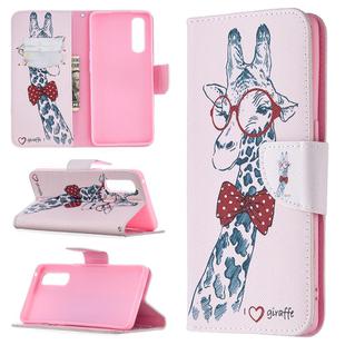 For OPPO Find X2 Neo Colored Drawing Pattern Horizontal Flip Leather Case with Holder & Card Slots & Wallet(Deer)