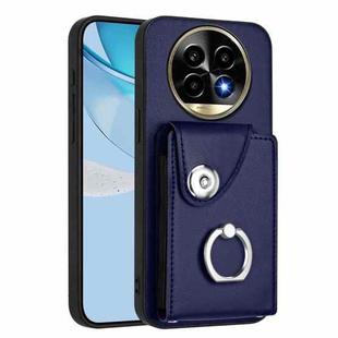 For Realme 13 Pro / 13 Pro+ 5G Organ Card Bag Ring Holder Phone Case(Blue)