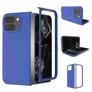 For Google Pixel 9 Pro Fold Skin Feel PC Phone Case(Deep Blue)