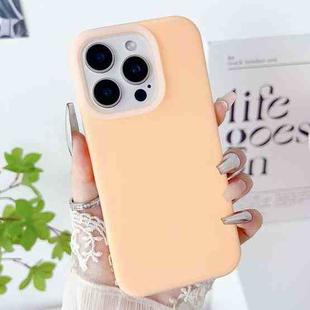 For iPhone 11 Pro Max PC Hybrid Liquid Silicone Jelly Phone Case(Orange)
