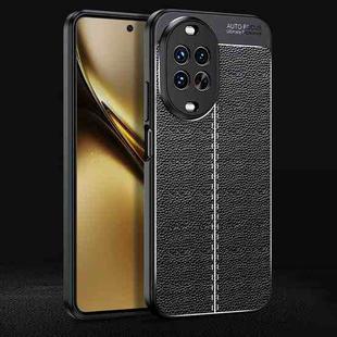 For Huawei nova 14 Litchi Texture TPU Shockproof Phone Case(Black)