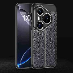 For Huawei Pura 80 Pro 5G Litchi Texture TPU Shockproof Phone Case(Black)