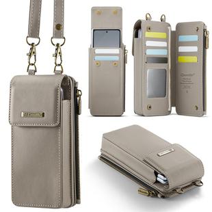 For Samsung Z Fold Series CaseMe Me50 Mini Lanyard Universal Bag(Khaki)