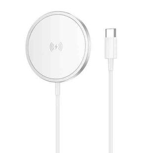 BOROFONE BQ32 Original Series Magsafe Magnetic Wireless Charging(White)