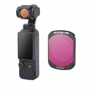 For DJI Osmo Pocket 3 Sunnylife Camera Lens Filter, Filter:ND32