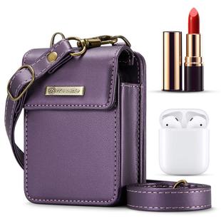 CaseMe Me50 Mini Universal Bag for Apple and Samsung Headphones + Lipstick(Purple)