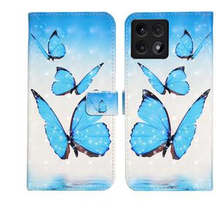 For Xiaomi 14T Oil Embossed 3D Drawing Leather Phone Case(3 Butterflies)