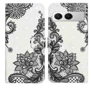 For OnePlus Nord 4 Oil Embossed 3D Drawing Leather Phone Case(Lace Flower)