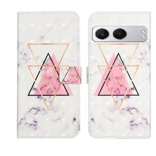 For OnePlus Nord 4 Oil Embossed 3D Drawing Leather Phone Case(Triangular Marble)