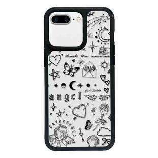 For iPhone 7 Plus / 8 Plus Exclusive Design Style PC Full Coverage Pattern Phone Case(Label)