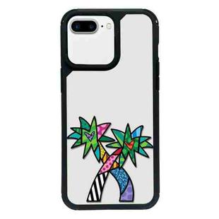 For iPhone 7 Plus / 8 Plus Exclusive Design Style PC Full Coverage Pattern Phone Case(Coconut Tree)