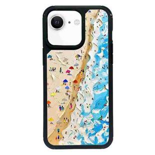 For iPhone 7 / 8 / SE 2020 2022 Exclusive Design Style PC Full Coverage Pattern Phone Case(Sandy Beach)