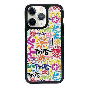 For iPhone 15 Pro Max Exclusive Design Style PC Full Coverage Pattern Phone Case(Geometric B)