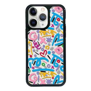 For iPhone 15 Pro Max Exclusive Design Style PC Full Coverage Pattern Phone Case(Geometric C)