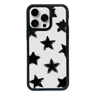 For iPhone 15 Pro Exclusive Design Style PC Full Coverage Pattern Phone Case(Star)