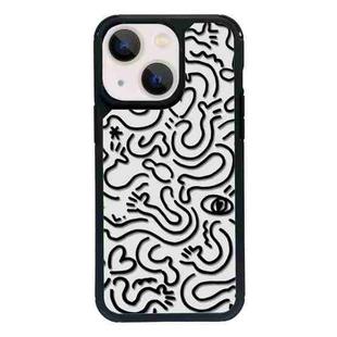 For iPhone 15 Plus Exclusive Design Style PC Full Coverage Pattern Phone Case(US Geometric B)