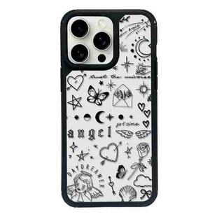 For iPhone 13 Pro Exclusive Design Style PC Full Coverage Pattern Phone Case(Label)