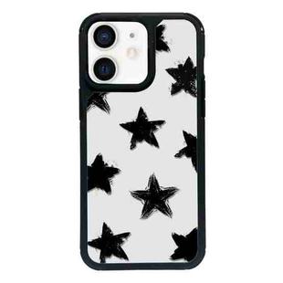 For iPhone 12 Exclusive Design Style PC Full Coverage Pattern Phone Case(Star)