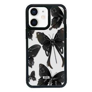 For iPhone 12 Exclusive Design Style PC Full Coverage Pattern Phone Case(Butterfly)