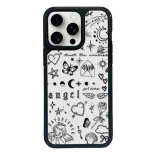 For iPhone 12 Pro Max Exclusive Design Style PC Full Coverage Pattern Phone Case(Label)