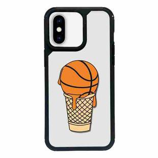 For iPhone X / XS Exclusive Design Style PC Full Coverage Pattern Phone Case(Ice Cream)